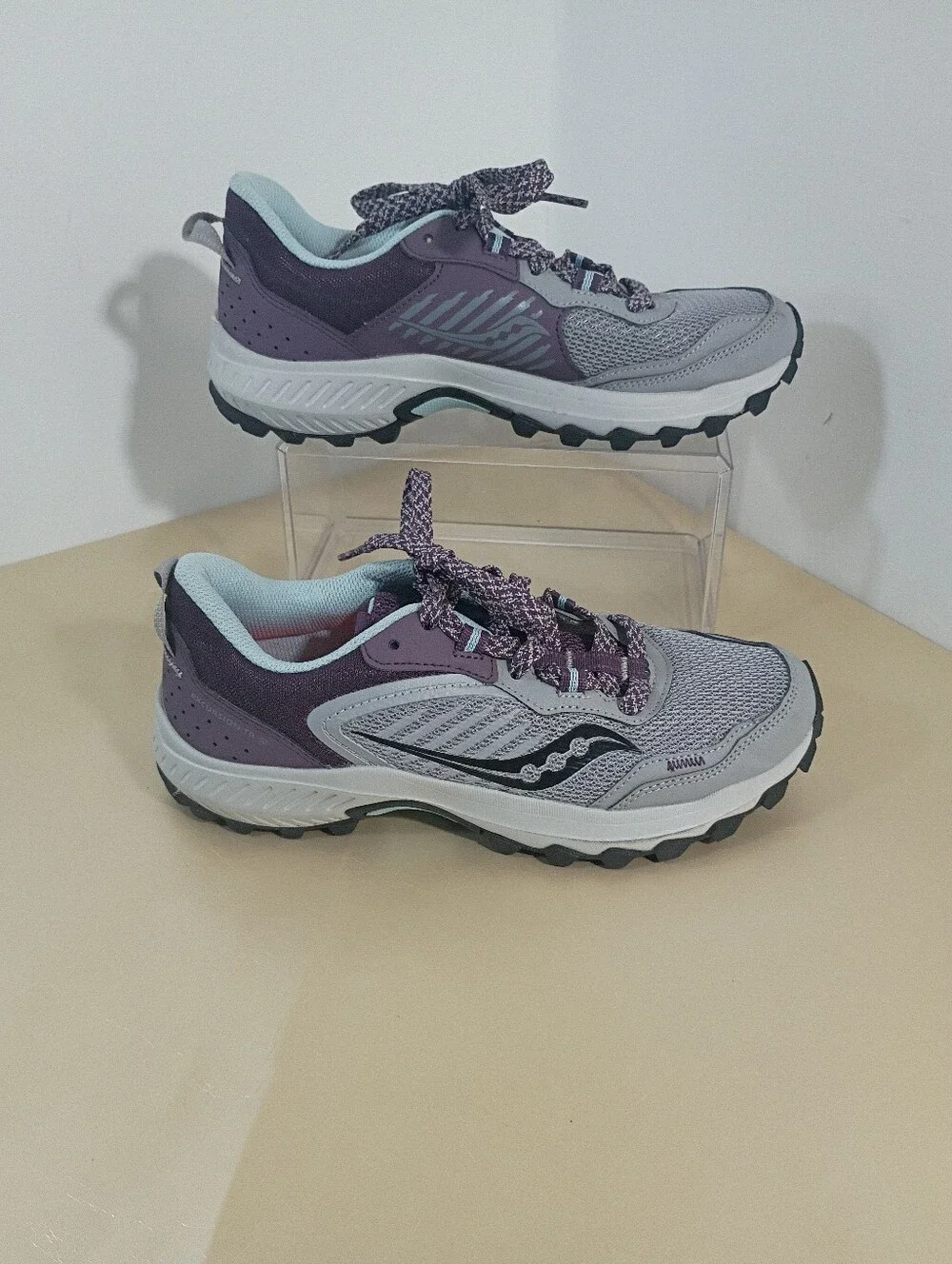 Saucony Women's SZ 7.5 Excursion TR15 Purple /Gray Running Shoes S10670-21 New